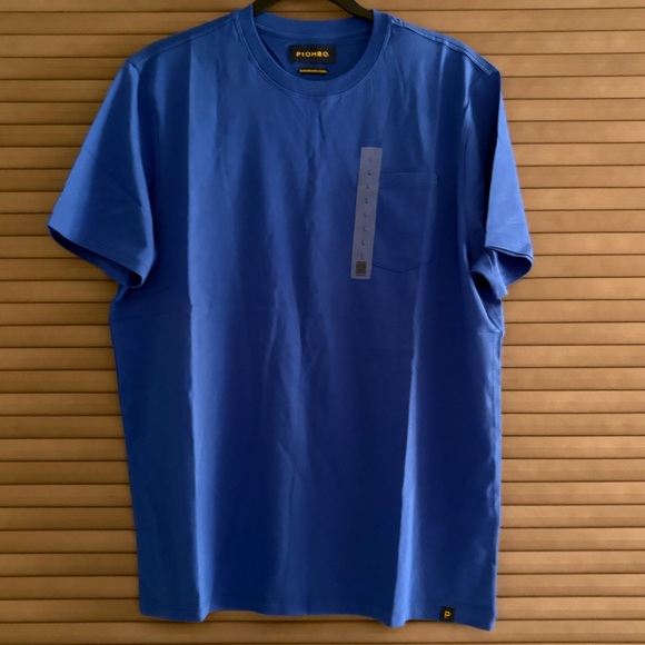 Piombo Vibrant Blue Short Sleeve Tee - Picture 1 of 4